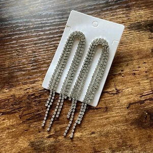 ❤️ NEW 2/$20 or 3/$25 Statement Sparkle Rhinestone Dressy Long Earrings